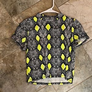 Fun cropped party top!!